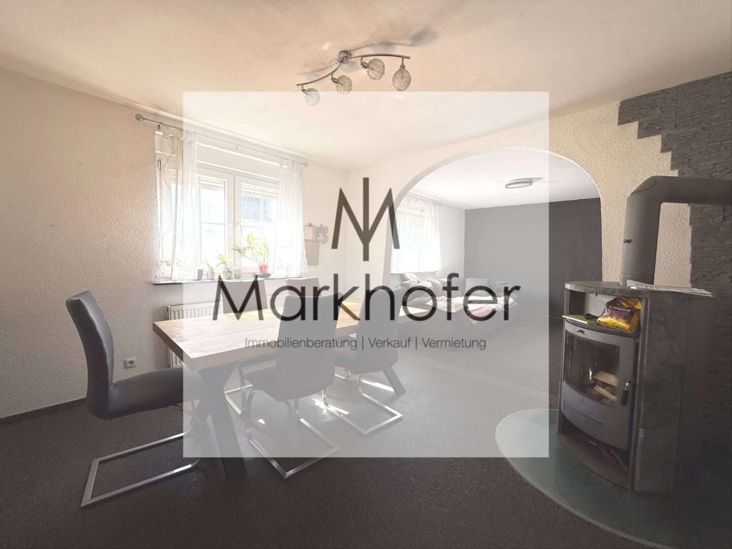 Blick in das Esszimmer