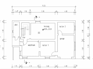 Grundriss Keller