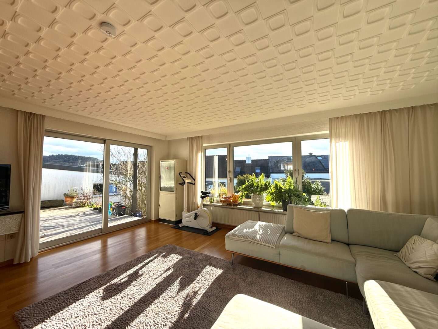 Blick auf die Terrasse