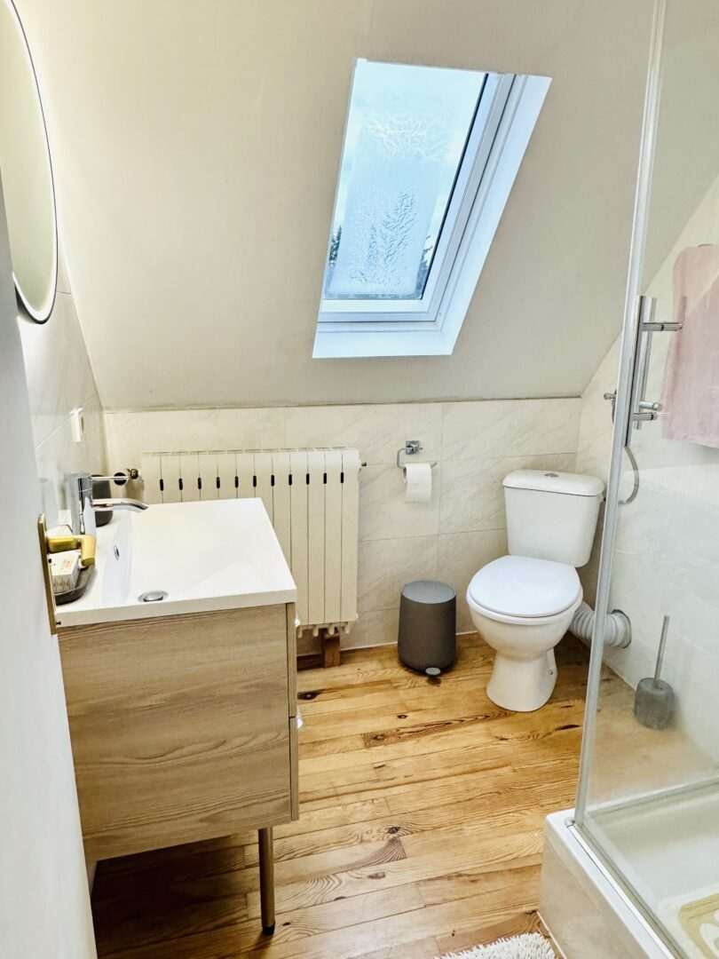 Badezimmer in der Studioeinheit