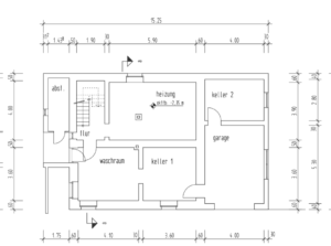 Grundriss Keller